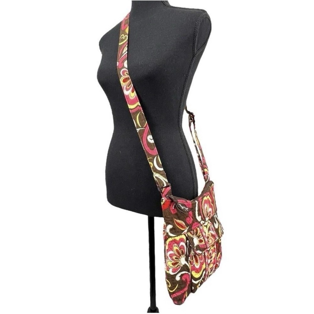Vera Bradley Puccini Crossbody Hipster Envelope Messenger Bag Purse 10.5 X 10.5"